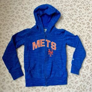 New Era Blue Mets Kids Hoodie (size 5T/ 6x)